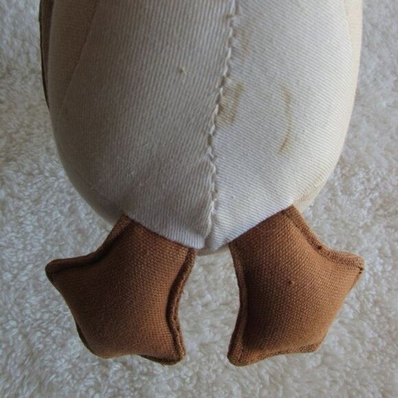 Goose Duck Doorstop Plush Stuffed Animal Vintage Russ Berrie Cottagecore - Picture 13 of 14